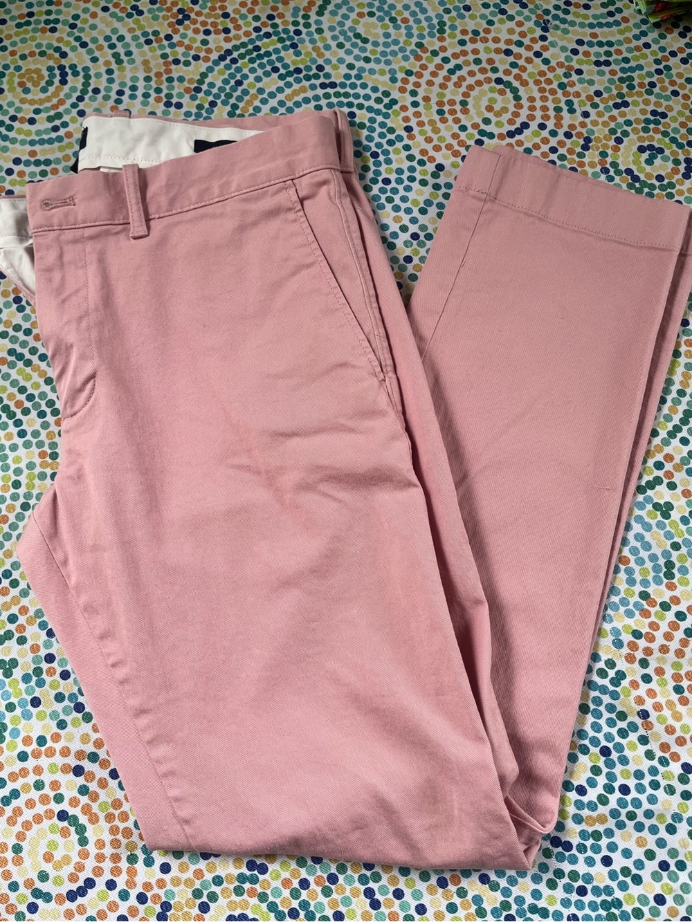 JCrew Men's Chino Pants in Dusty Pink - Slim 32/32